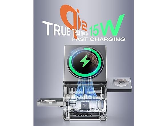 ZEEHOO 3 in 1 Charging Station for Apple