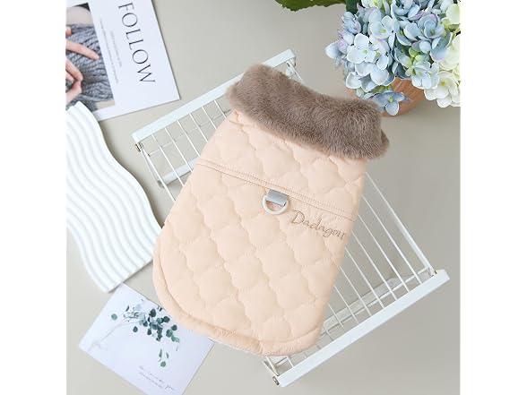 Izefia Dog Coat Cold Weather Coats Windproof