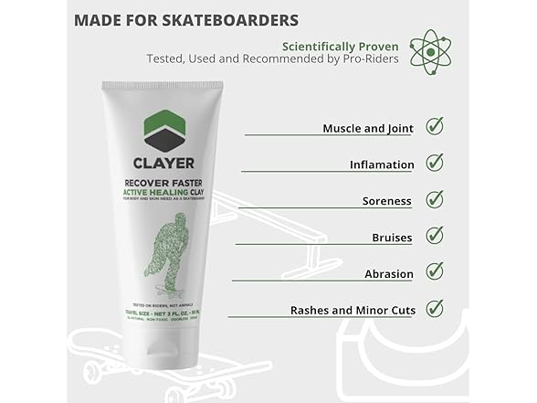 Skateboarders relief