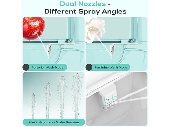 Bidet Attachment for Toilet, Non-Electric Cold Wat