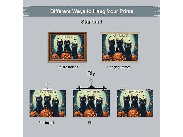 Primitive Happy Halloween Canvas Wall