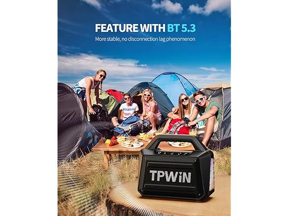 TPWIN Bluetooth Speaker | 80W