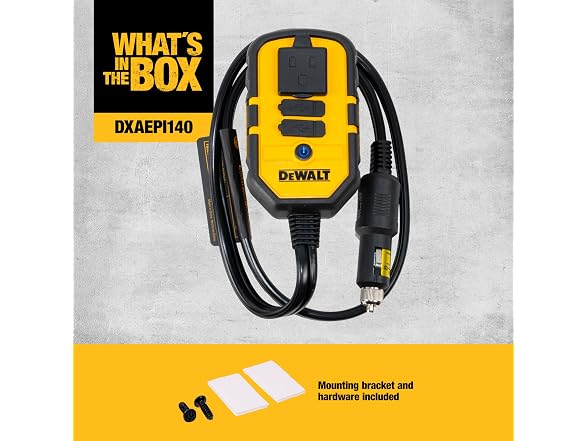 DEWALT DXAEPI140 Power Inverter 140W