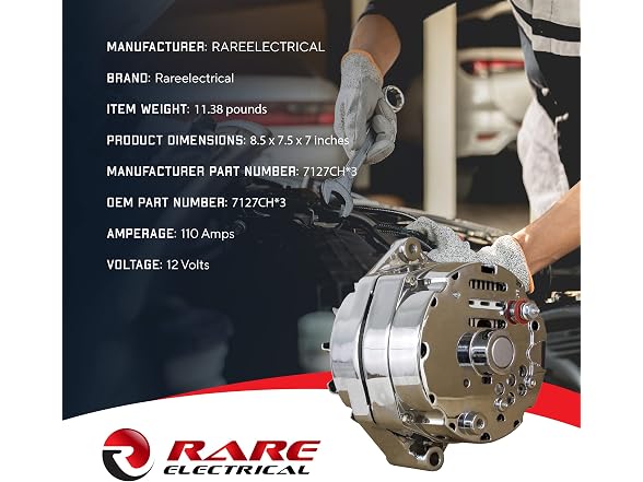 RAREELECTRICAL New 110A Chrome Street Energizing