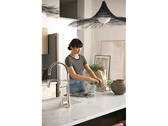 Moen Sinema Polished Nickel Touchless Kitchen Faucet