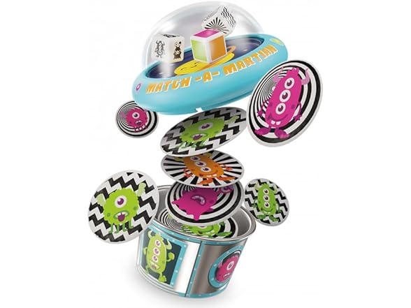 Pop-A-Tops - Match-A-Martian Dice Game