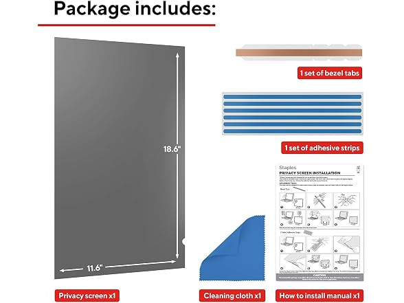 Staples TECH STAPLES 949495 41940 Laptop 22-Inch Wide