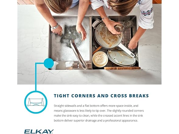 Elkay Crosstown SS 25x22 Single Sink
