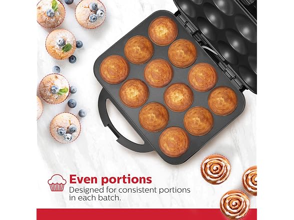 Holstein Housewares Non-Stick 12-Count Electric Cupcake Maker