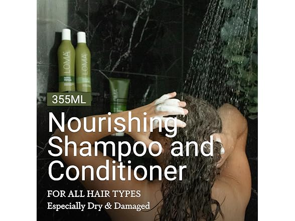 Shampoo, 12 oz & LOMA Nourishi