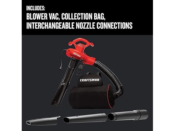 CRAFTSMAN CMEBL700 - Corded 385 CFM 3 in 1 Blower