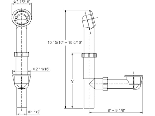 Design House PVC Rough-In Bath Drain Kit
