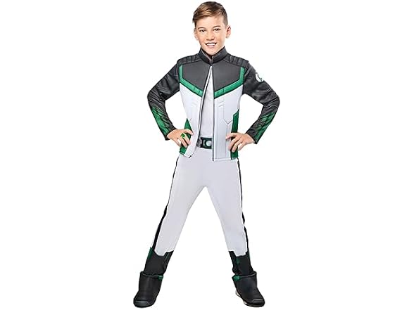 Rubies Green Lantern Deluxe Kids Boys Costume Jumpsuit (M)
