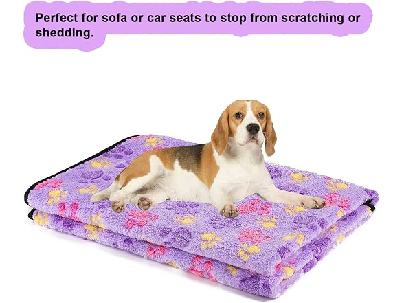 Super Soft Cute Warm Fleece Pet Dog Blanket Flannel