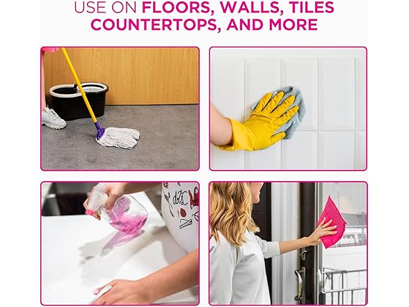 Pink Stuff Floor Cleaner 33.8oz 4-Pack