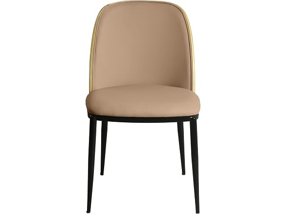 LeisureMod TCNW18BR2 Tule Dining Chair Natural Wood