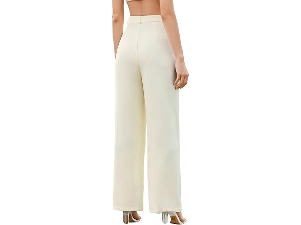 SweatyRocks Women (M) Elegant High Waist Trousers