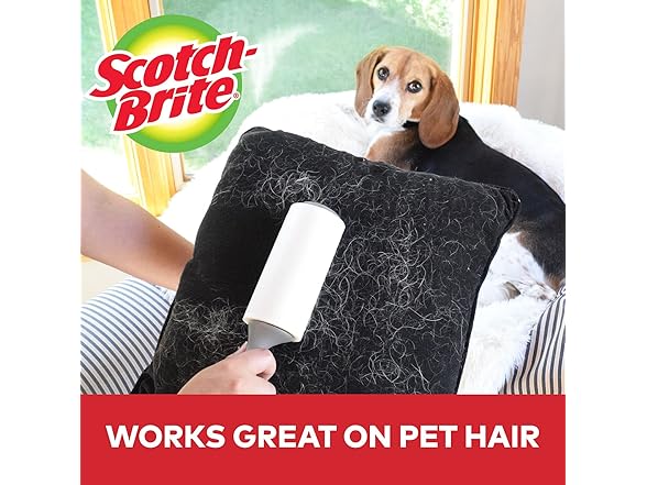 5PK Scotch-Brite Lint Roller Value Pack