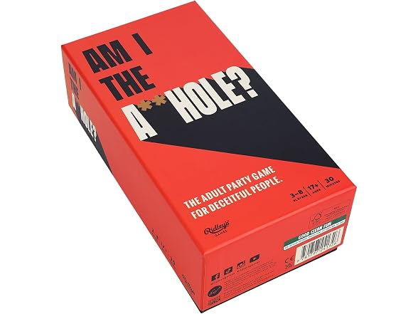Ridley's Games: Am I The A**hole Party Game