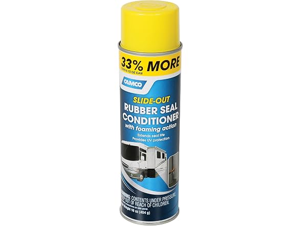 Camco RV Slide-Out Rubber Seal Conditioner (41135)