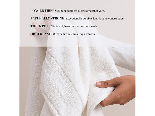 SUPERIOR SUPERIOR Turkish Cotton Bath Towel Set