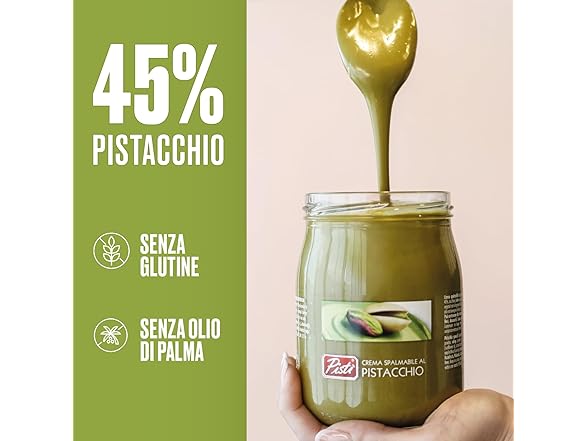 Pisti Cream of Pistachio from Sicily 21.2 oz.