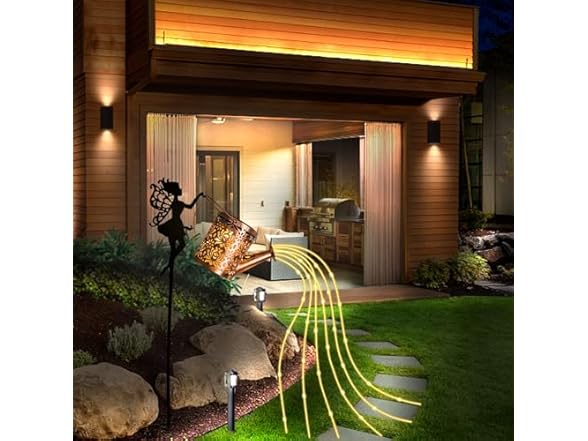 Neeenn Fairy Garden Stake with Solar Watering