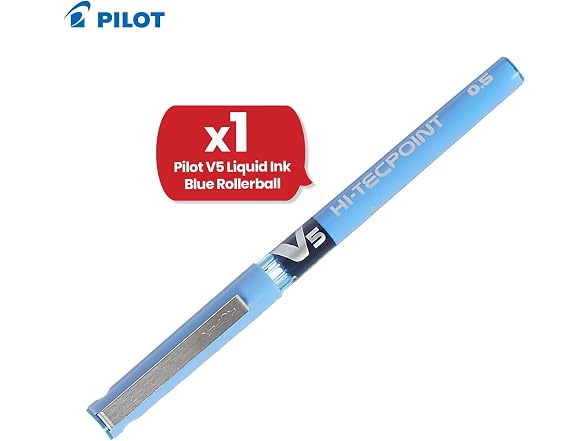 PILOT Pilot V5 Liquid Ink Rollerball 0.5 mm