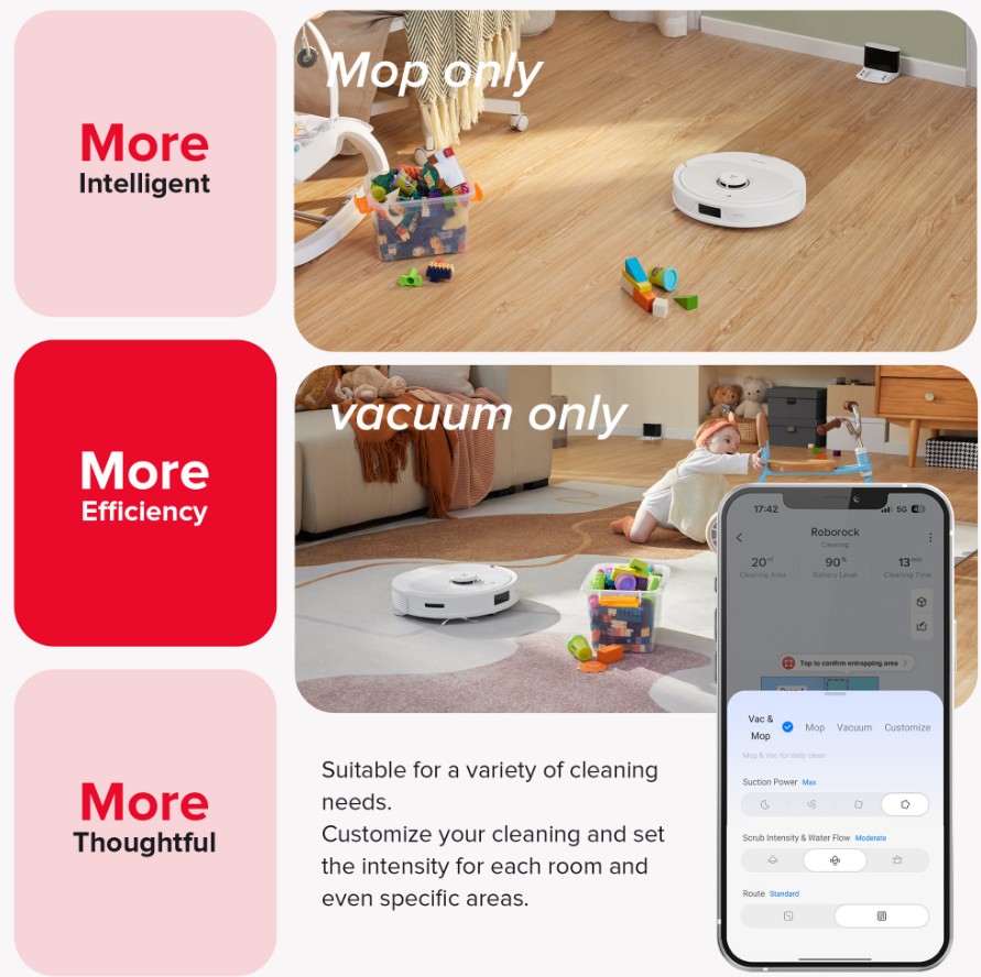 roborock Q8 Max Robot Vacuum and Mop - Gallery 11