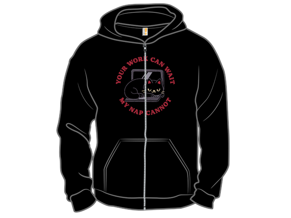 Secret Saturday Shirt: "Work Can Wait, Nap Cannot"