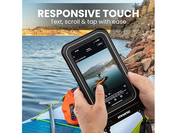 NANUK Waterproof Phone Pouch IP68 Dry Bag Black