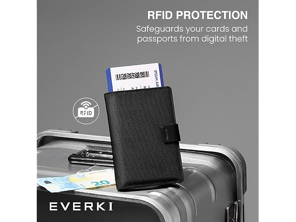 EVERKI RFID Blocking Passport Wallet Holder