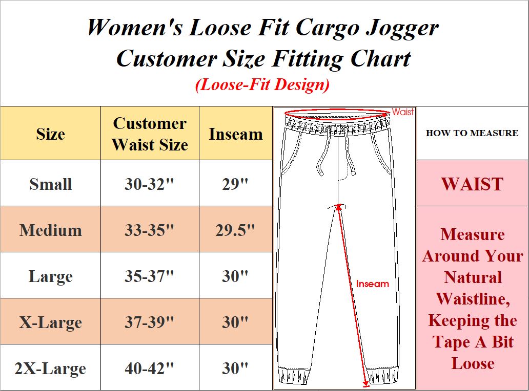 3Pk Asst Womens Stretch Cargo Joggers - Gallery 14