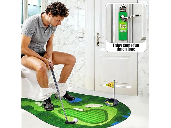 PITCOTT Toilet Golf Game