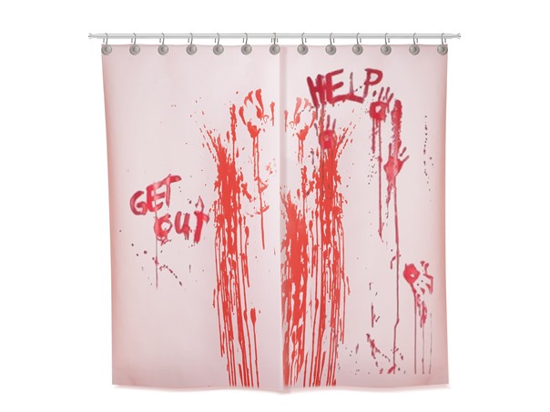 Bloody Shower Curtain