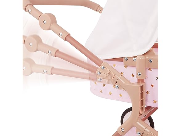 LullaBaby – 14-Inch Accessories – Pink Toy Stroller