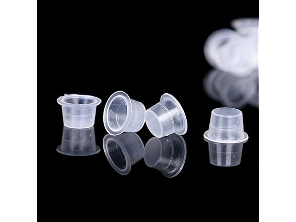 AKOAK Disposable Plastic Tattoo Ink Caps