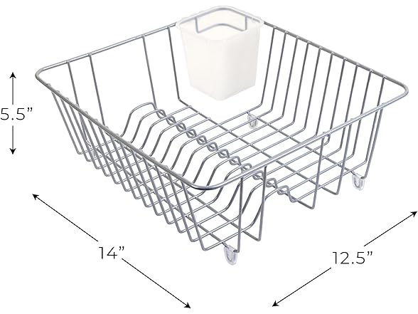 Smart Design Dish Drainer Rack