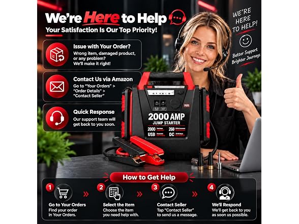 FlyAuto Jump Starter with Air Compressor