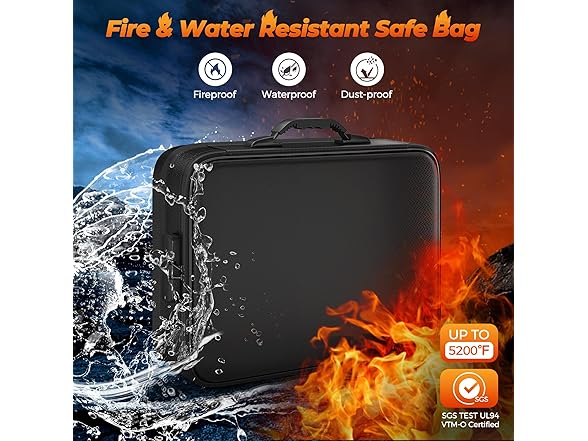 Nacial Fireproof Document Box