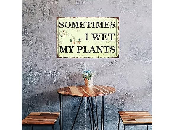 Flyhaw Funny Garden Decor Sign