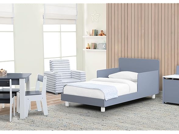 Delta Children GAP Toddler Bed, Grey