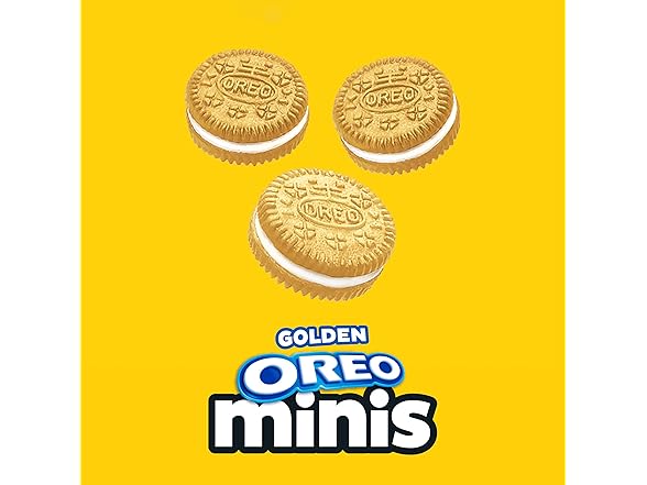 OREO Minis Golden Sandwich Cookies, 3 oz