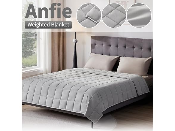 anfie Weighted Blanket Queen Size
