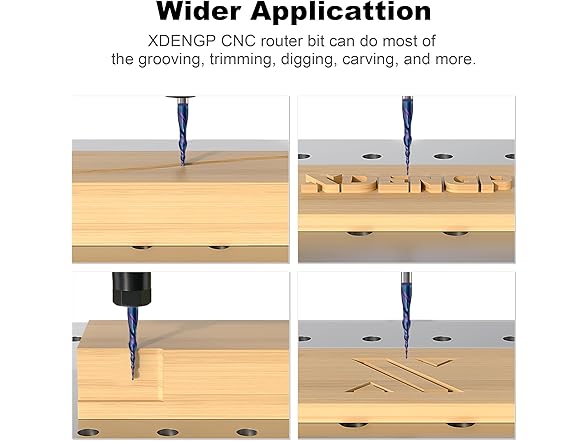 XDENGP Spiral Tapered Ball Nose Spiral