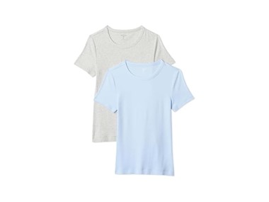 $8.99, Was $14.90, 39% Off! Amazon Essentials Women 2-Pack Crewneck T-Shirt dealfomo