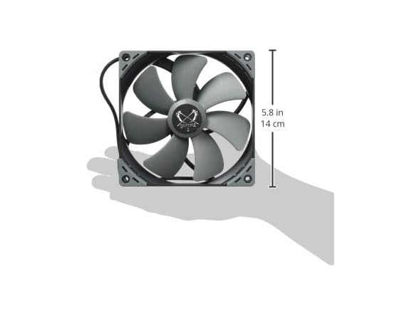Scythe Size Kaze Flex 140 Square PWM 120