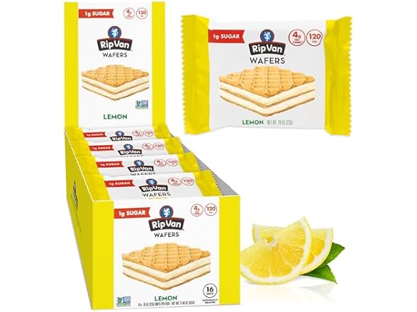 (32ct) Rip Van Lemon Wafer Cookies