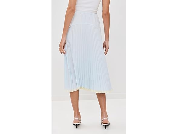 Vince Women's Pleated Tiered Skirt