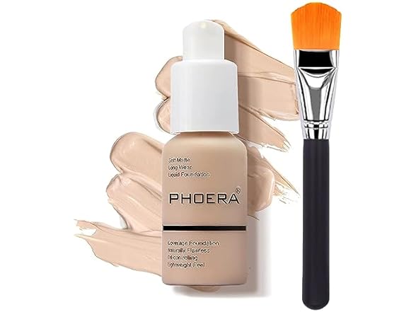 Glamza Phoera Foundation Set with Makeup